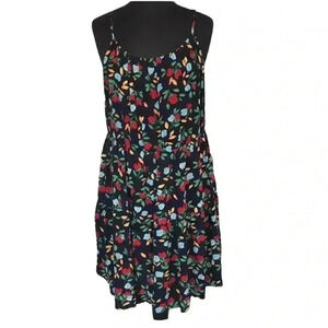 Nemidor Floral Print Spaghetti Strap Dress size 20